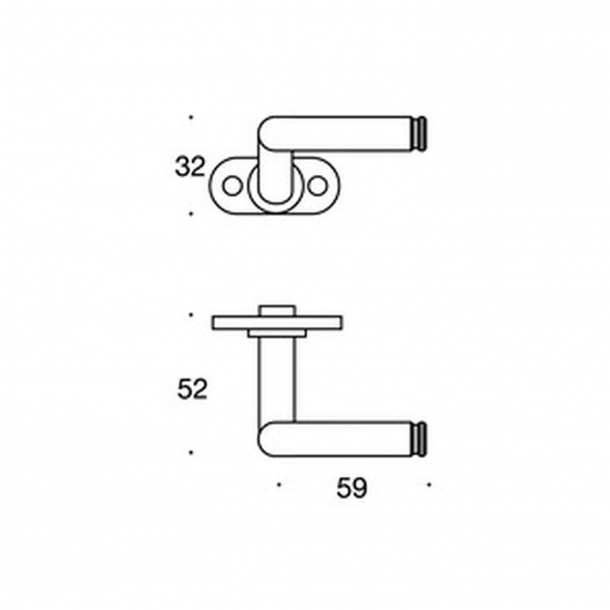 RANDI Classic Line Brass - H-shape - Model p3716.90.L
