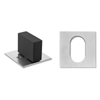 Randi vrider SQUARE - Rustfrit stl og sort komposit