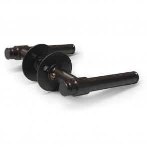 RANDI browned Brass Door handle exterior - H-form - Model p3014