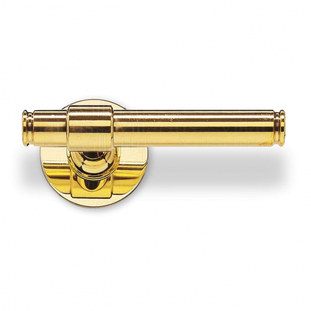 Door handle Exterior - Brass - Classic Line - Model p301095 - cc38mm