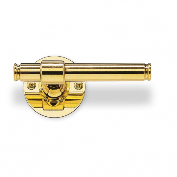 Door handle - Brass - Classic Line - Model p301196 - Wood screw
