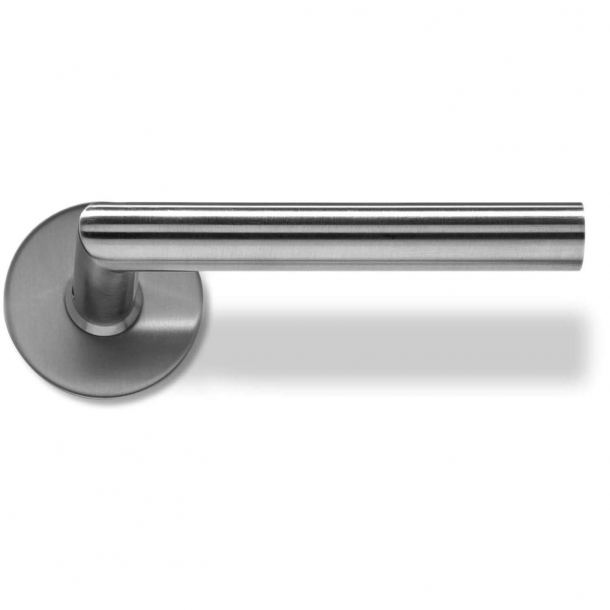 Randi Door handle - Straight mitred - Stainless steel - Model 1015