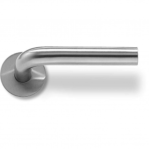 Randi Door handle - Straight - Stainless steel - Model 1021 - 30/38 mm Snap-on-cover