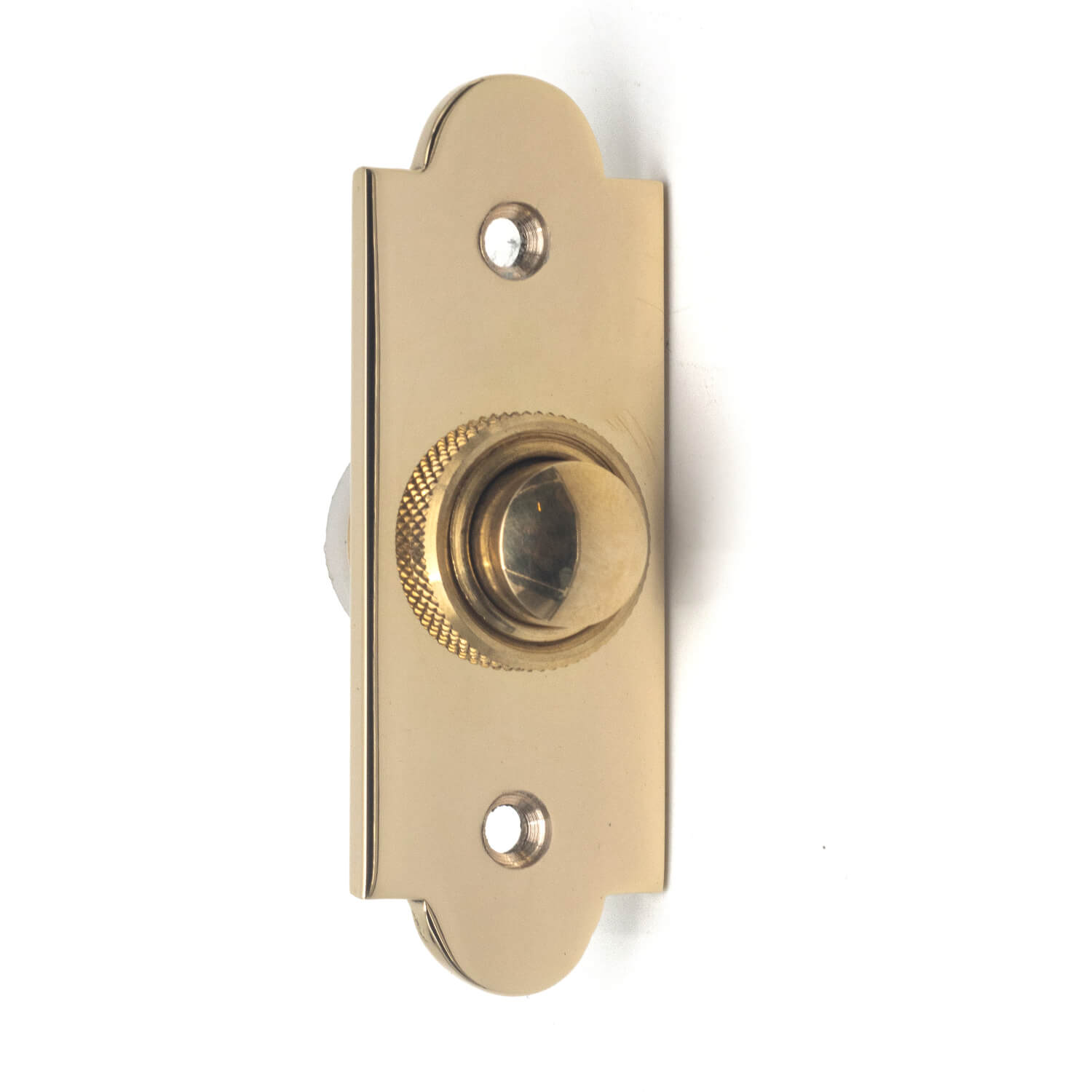 Weatherproof Brass Bell Doorbell Button – Bronze Finish, Indoor/Outdoor Use