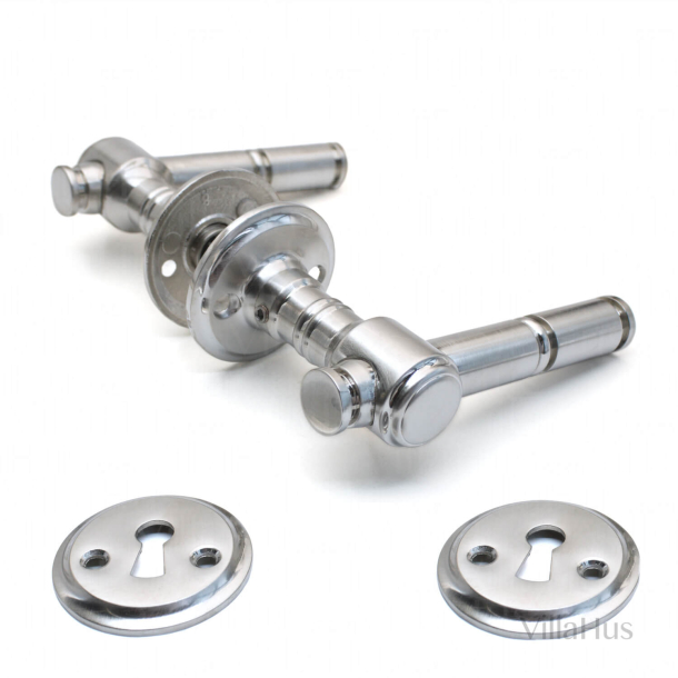D�rrhandtag - Borstad nickel - Modell Skovshoved
