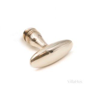 Klamka bez rozet - Mosiądz - Kształt Migdału - Model 242