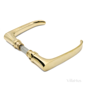 Klamki bez rozet - Mosiądz bez lakieru - Model Trbk