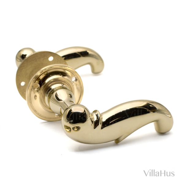 Drgreb - poleret messing uden lak - Model Hellerup