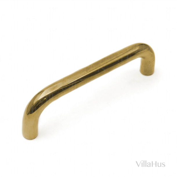Cabinet handle - Unlacquered polished brass - Model 6050 - 106 mm