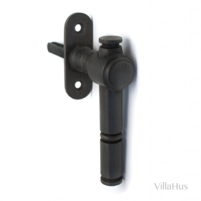 Fenstergriff auf schmaler Rosette - Brniertes Messing - Modell SKOVSHOVED