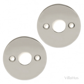 Rosetter - Borstad nickel -  50 mm - CC 30 mm