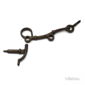 Storm hook - Browned brass - Model 415