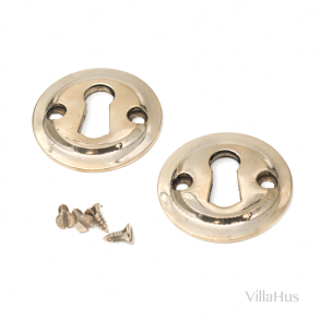 Paar Schlossrosetten - 1771T - Alte Tren - Messing