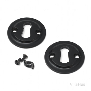 Escutcheon 1771T - Old doors - Black lacquer