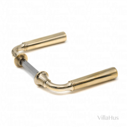 Samuel Heath door handle - Polished unlacquered brass - Model P6056