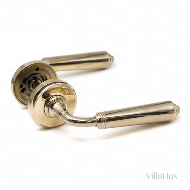 Samuel Heath door handle - Polished unlacquered brass - Model P6973SP-B