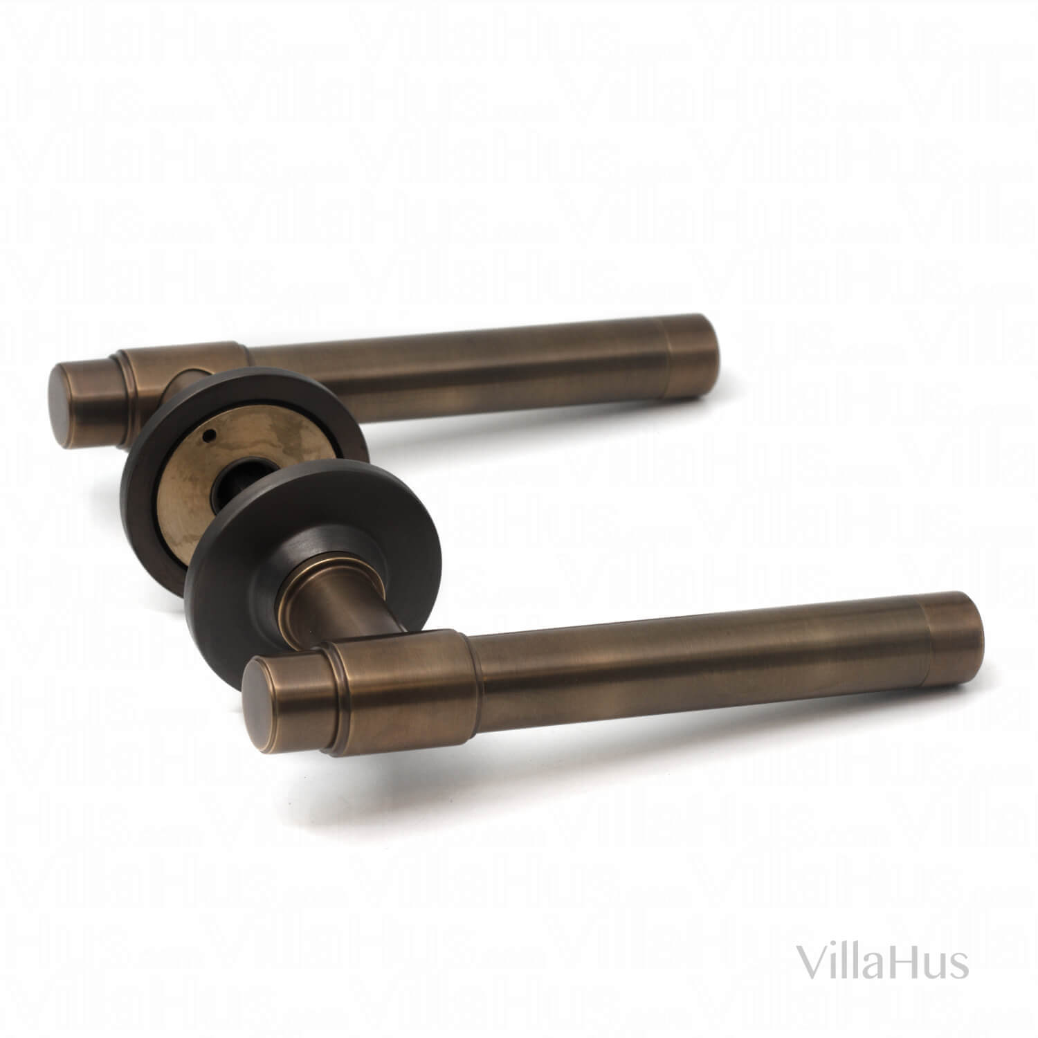 Samuel Heath door handle - Antique brass - Model P6984 - Samuel Heath door  handles - VillaHus