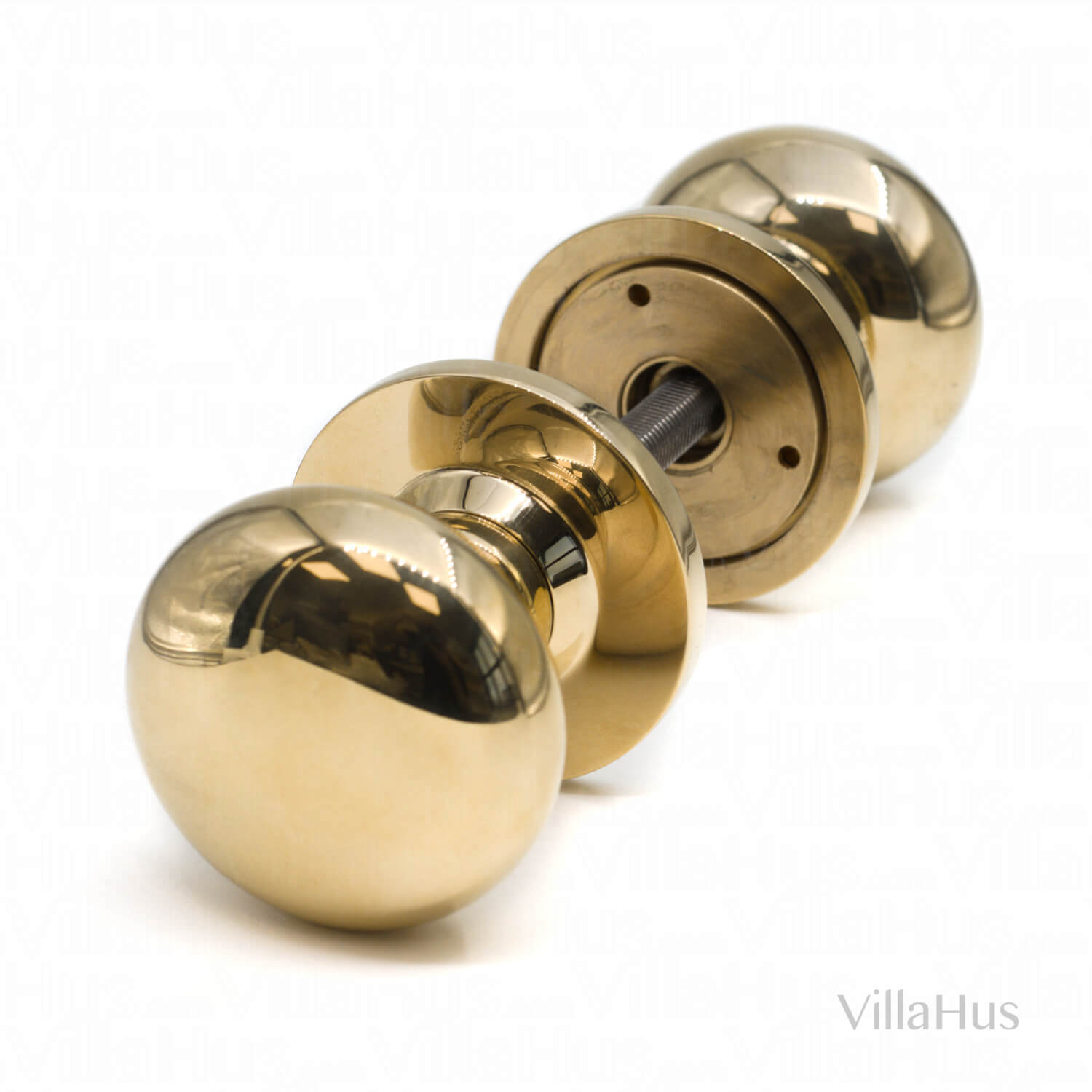 Samuel Heath Door knob - Polished unlacquered brass - Model P8052-B -  Centre Door Knobs - VillaHus