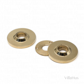 Samuel Heath Rosettes - Polished unlacquered brass - ModelP8001-B -  64 mm