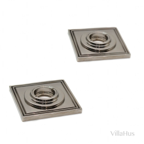 Samuel Heath Rosettes - Polished nickel - ModelP8036 - 55 x 55 mm