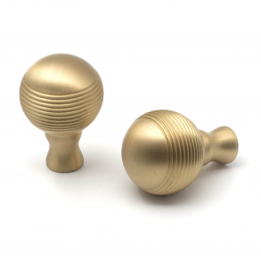 Gałka - Samuel Heath - Szczotkowane złoto matowe - Model P787-B - 25 mm