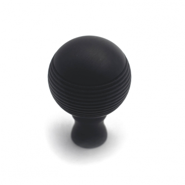 Furniture knob - Samuel Heath - Black mat - Model P787-B - 25 mm
