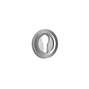 Euro escutcheon - Chrome 51 mm