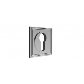 Euro Square escutcheon - Chrome 55x55 mm (P8038)