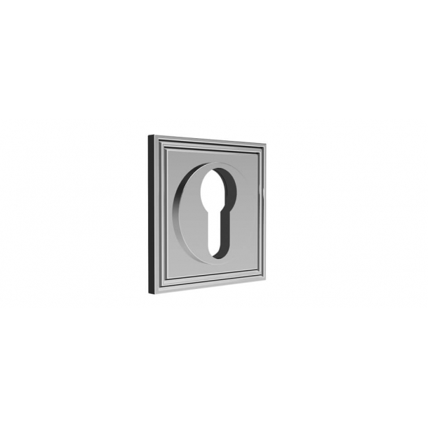 Euro Square Key Sign - Chrome 55x55 mm (P8038)