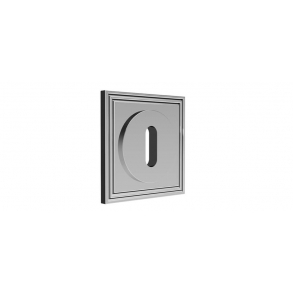 Square escutcheon - Chrome 55x55 mm (P8037)