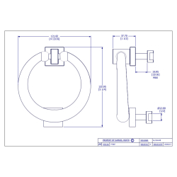 Trklopfer RING - Chrom - P7007