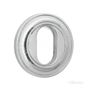 Cylinderring - Polerad krom - ASSA - Dolda skruvar - 8 mm