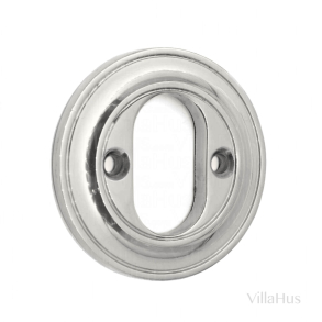 Cylinderring - Poleret nikkel - ASSA - Synlige skruer - 8 mm