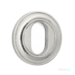 Drgreb med vrider - Poleret nikkel - Model BRIGGS 127 mm