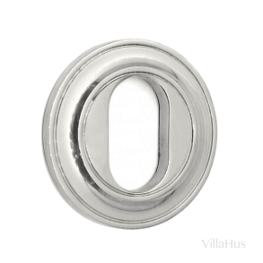 Cylinderring - Polerat nickel - ASSA - Dolda skruvar - 8 mm