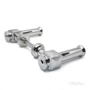 Door handles without rosettes - Polished chrome - Model ULLMAN 123