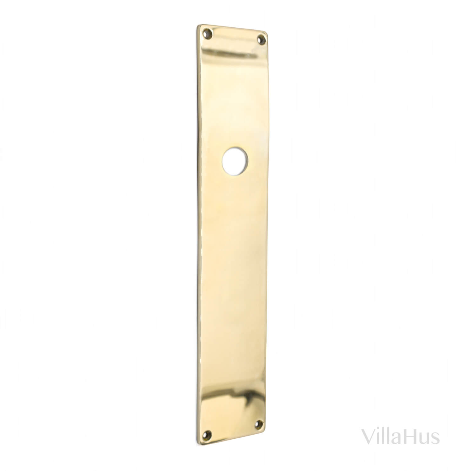 Backplate - Polished unlacquered brass - Model ESKAN - Brass Backplate -  VillaHus