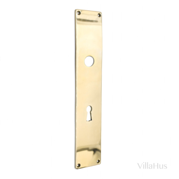 Backplate with keyhole - Unlacquered brass - Model ESKAN