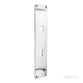 Backplate with keyhole - Polished nickel - Model ESKAN