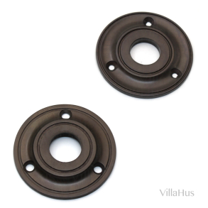 Rosettes - Browned brass -  52 mm