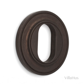 Cylinderring - Bruneret messing - ASSA - Skjulte skruer - 8 mm