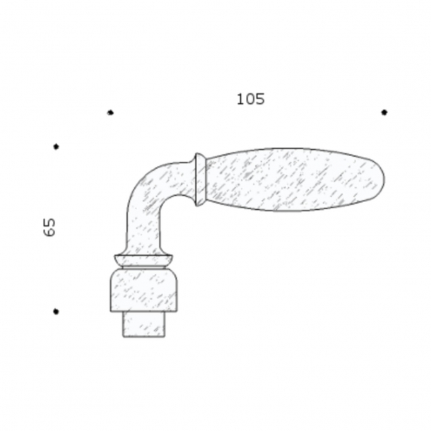 Trgriff - Innenbereich - BAVIER - Messing - SJ.08-051