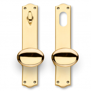 Drrhandtag - Mssing - BLENHEIM - Amalienborg lngskylt - Twist och cylinderhl