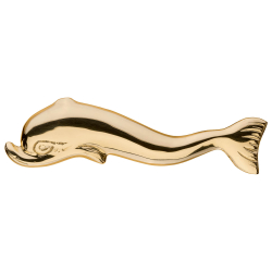 Door handle - Brass - DOLPHIN 145 mm