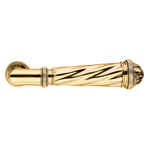 Door handle (set) - Brass - FRANCK