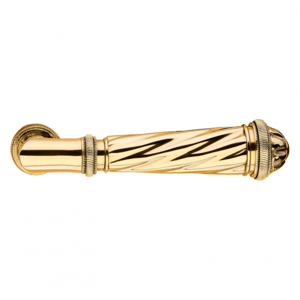Door handle (set) - Brass - FRANCK