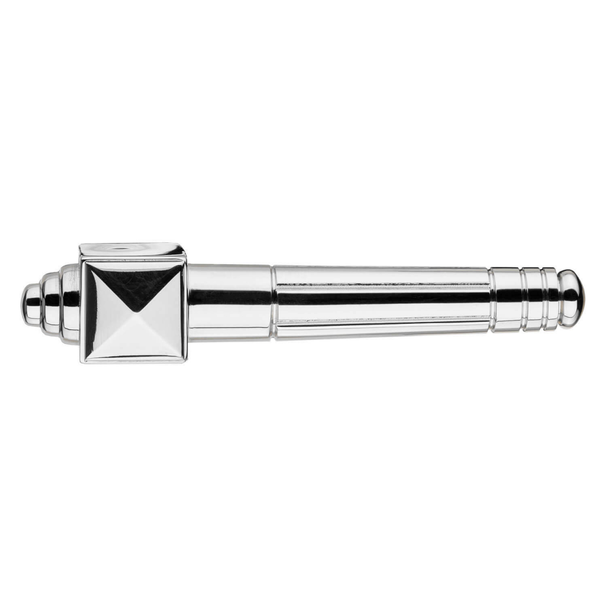 Door Handle set Nickel EMPIRE UFFICI Chrome And Nickel Door