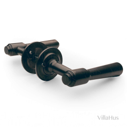 Trgriffe - Interieur - Brnette Messing mit Rosette - BRIGGS 112 mm