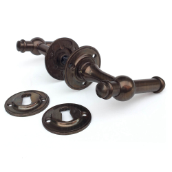 Trgriffe - Innenbereich - Messing brniert - Rosette/Schlsselrosette - CREUTZ 94 mm