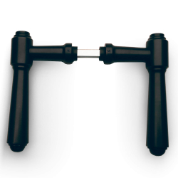 Door handle exterior - browned brass - BRIGGS 127 mm